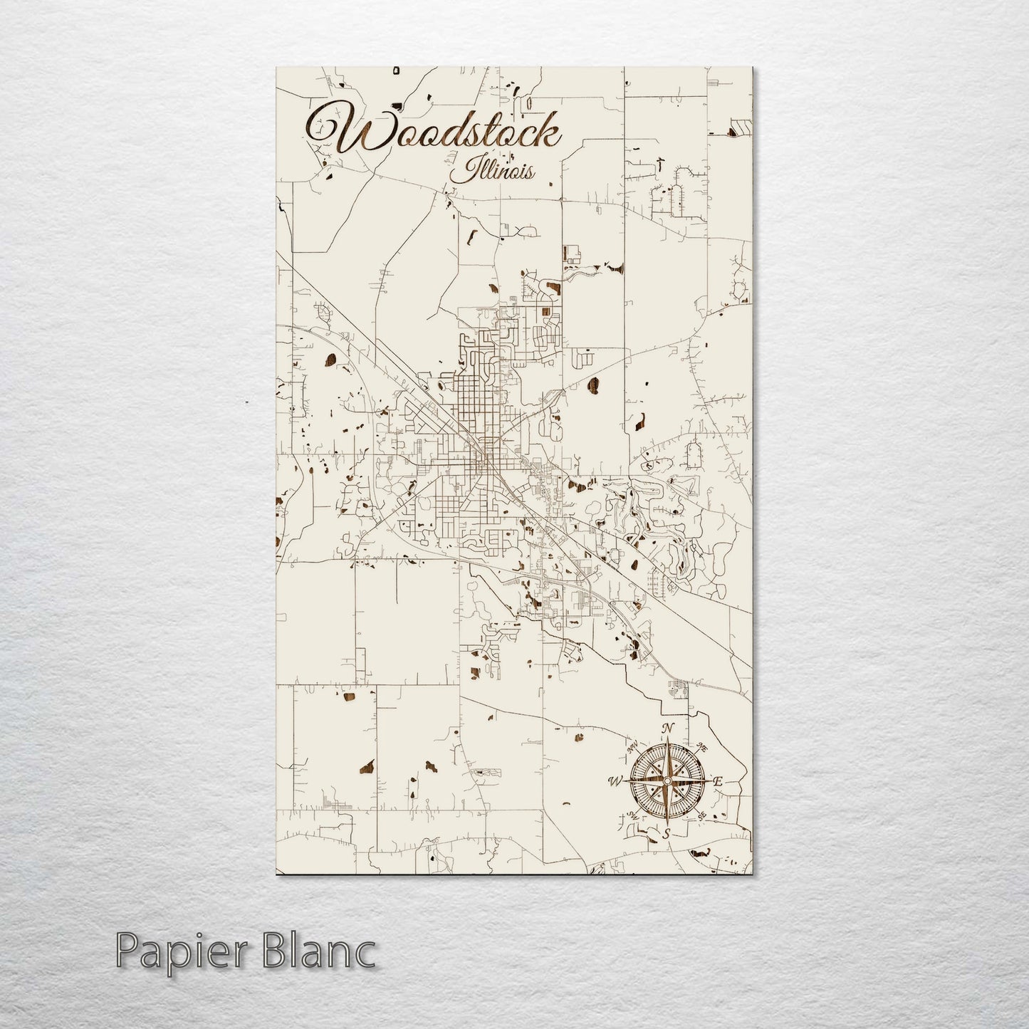 Woodstock, Illinois Street Map