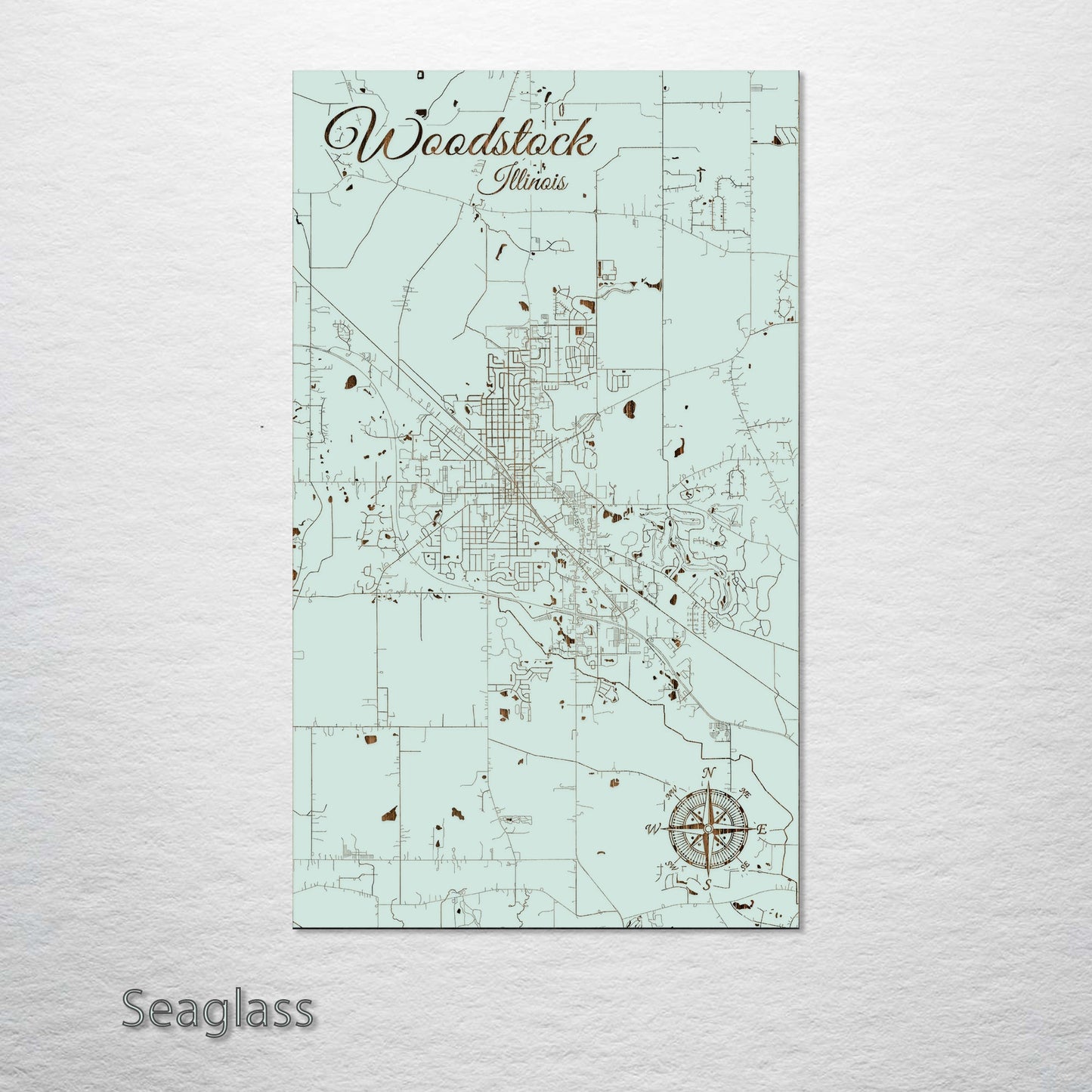Woodstock, Illinois Street Map