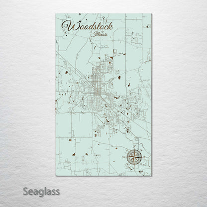 Woodstock, Illinois Street Map