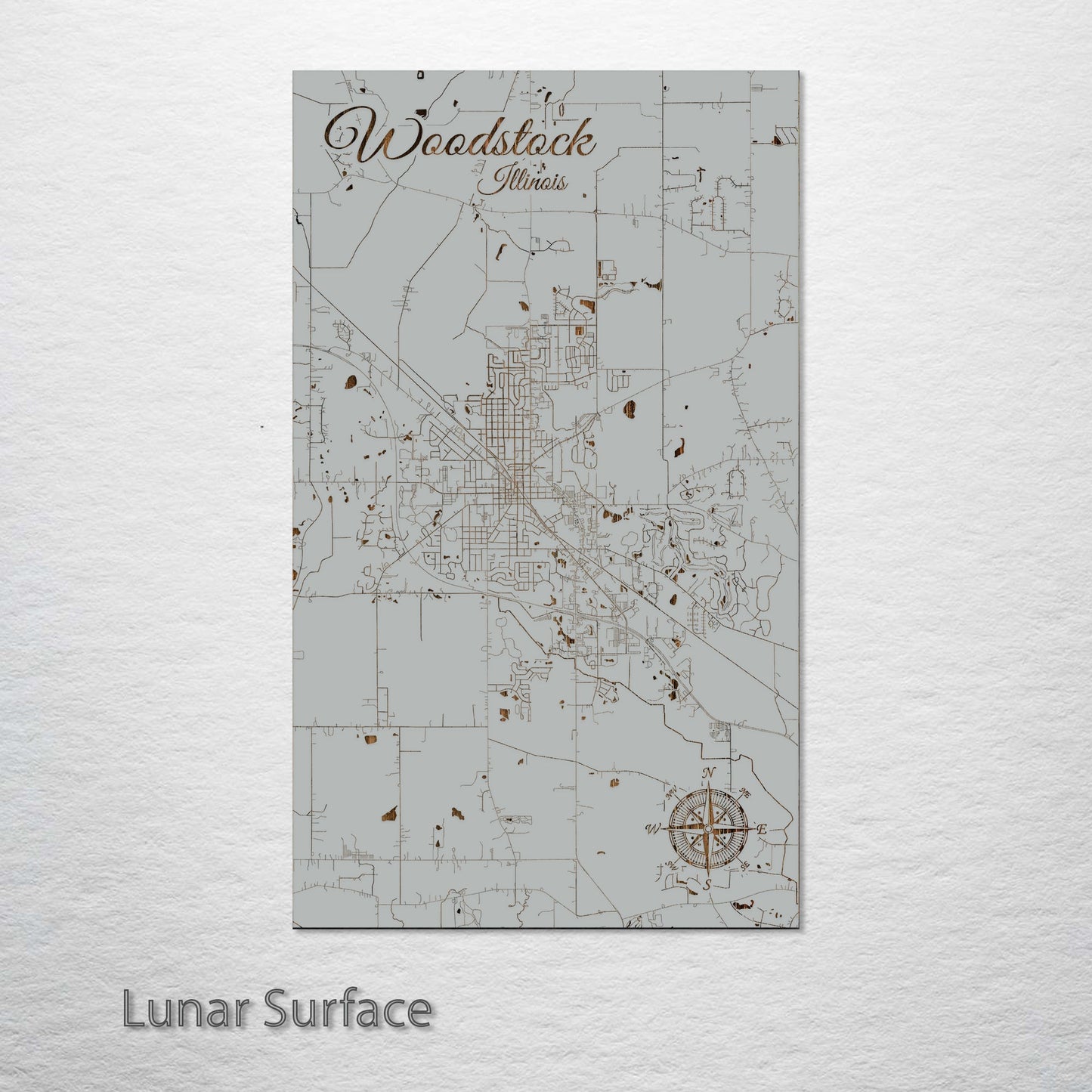 Woodstock, Illinois Street Map