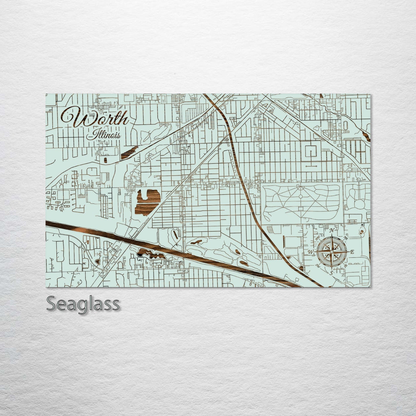 Worth, Illinois Street Map