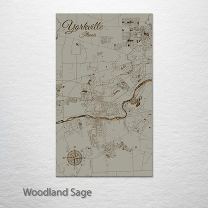 Yorkville, Illinois Street Map