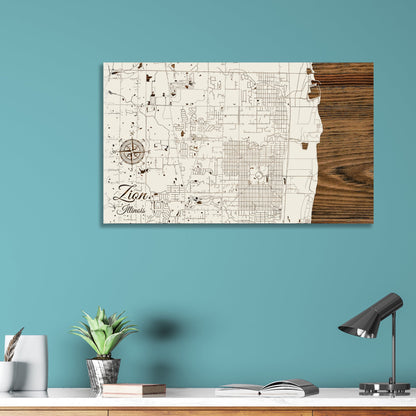 Zion, Illinois Street Map