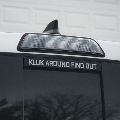 KLUK AROUND FIND OUT DECAL