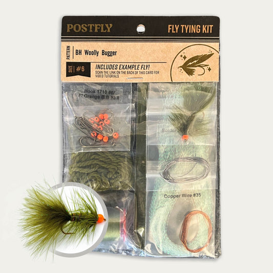 Fly tying kit | Bead Head Woolly Bugger #8