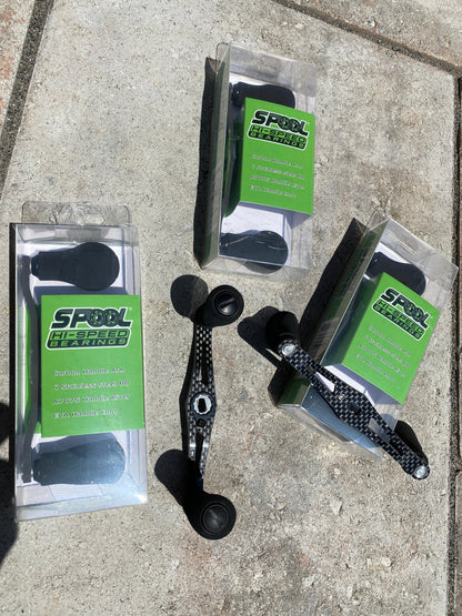 Handle, 110 mm Spool Speed Solid Carbon Handle **NEW