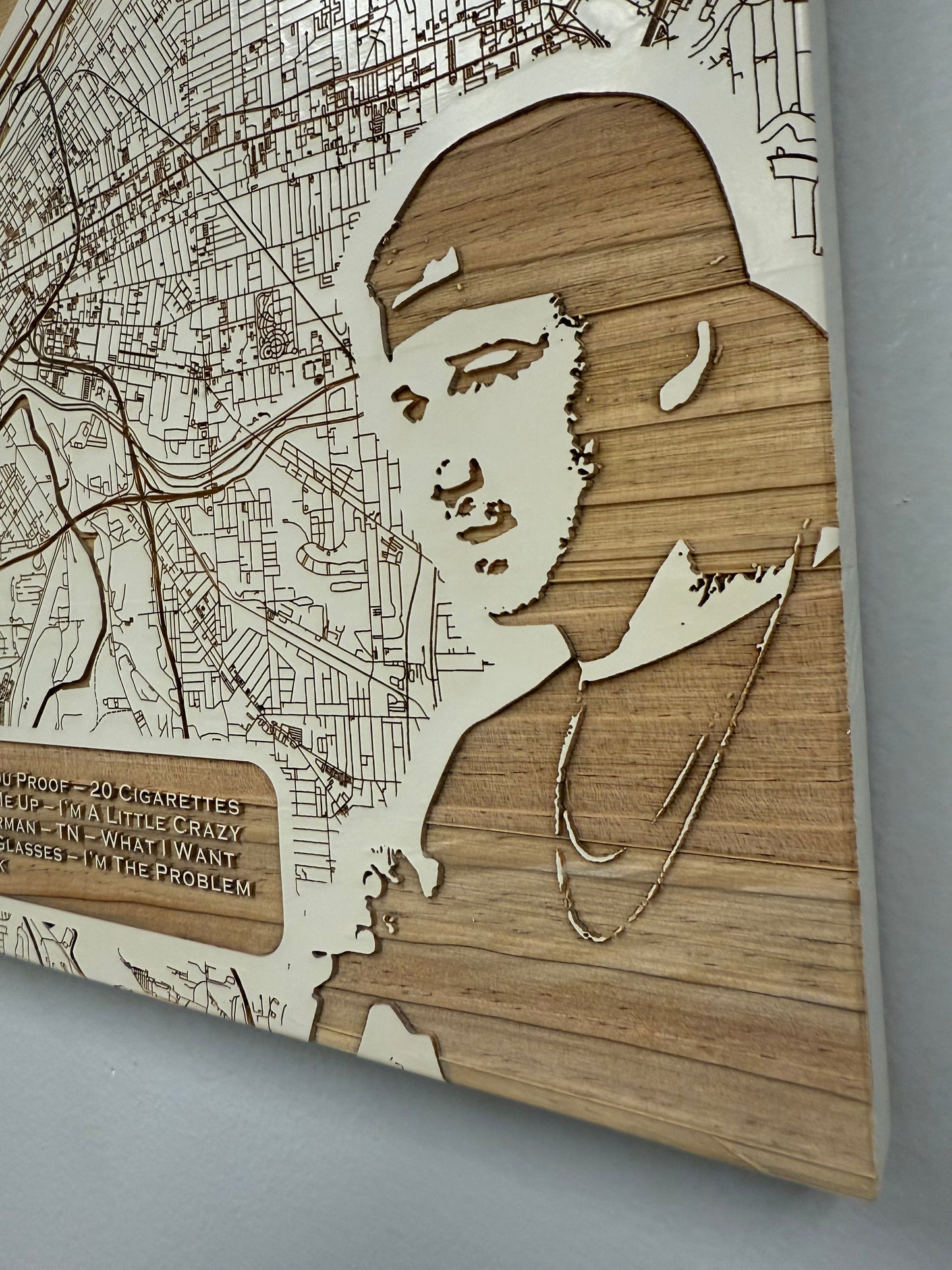 Morgan Wallen - Limited Edition "I'm The Problem Tour" Setlist Map