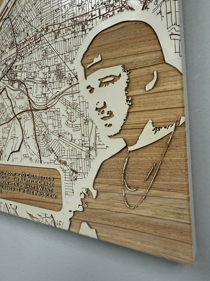 Morgan Wallen - Limited Edition "I'm The Problem Tour" Setlist Map