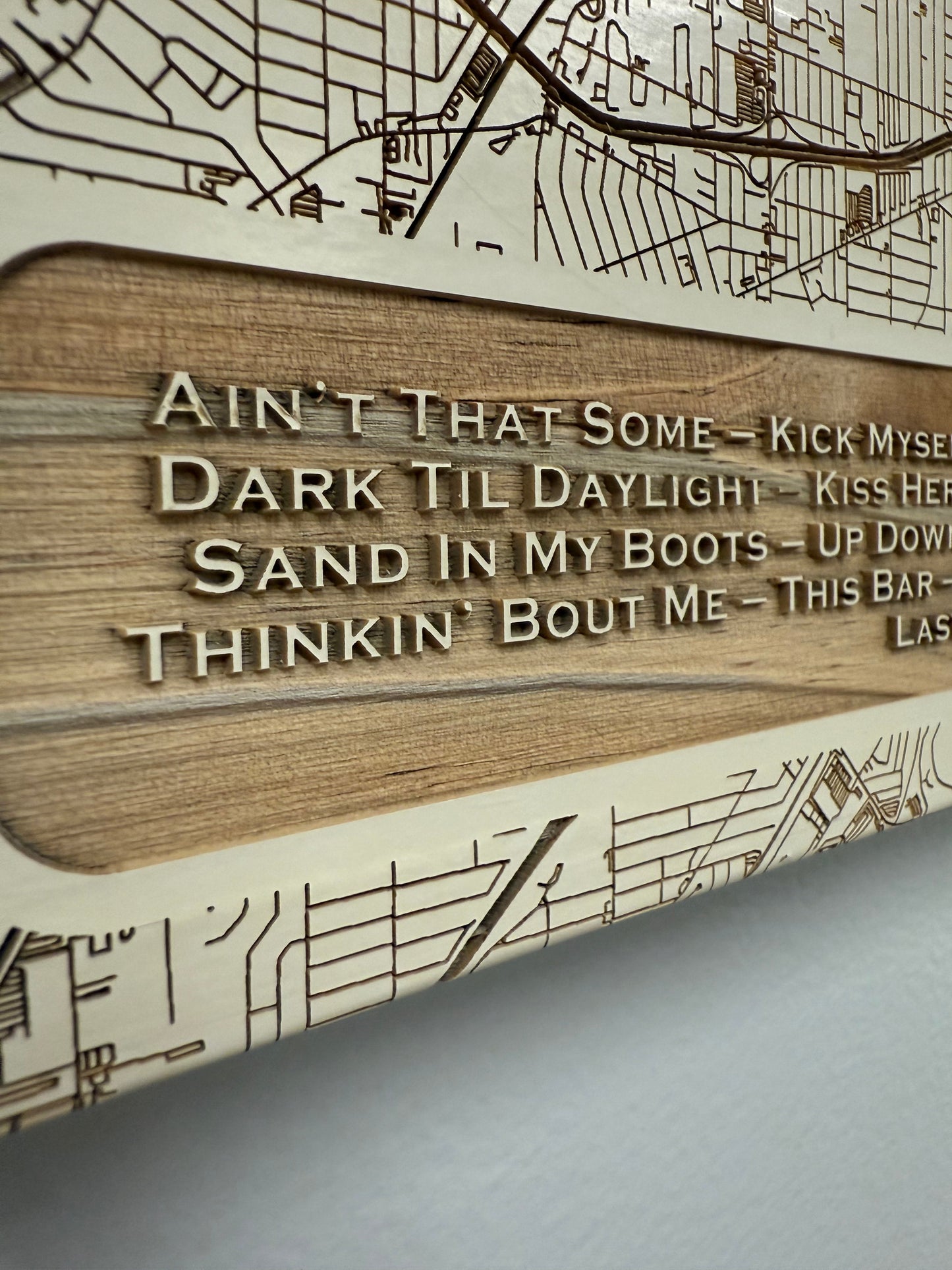 Morgan Wallen - Limited Edition "I'm The Problem Tour" Setlist Map