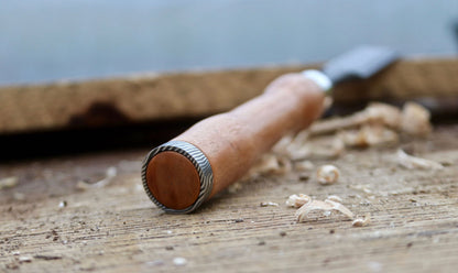 Premium Damascus Chisel for Wood Carving - 4x1 Inches Blade