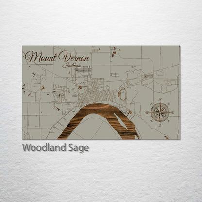 Mount Vernon, Indiana Street Map