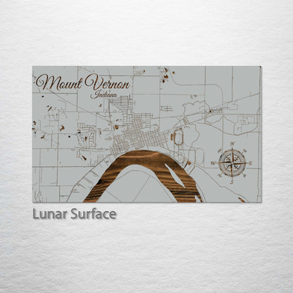 Mount Vernon, Indiana Street Map