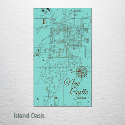 New Castle, Indiana Street Map