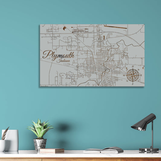 Plymouth, Indiana Street Map