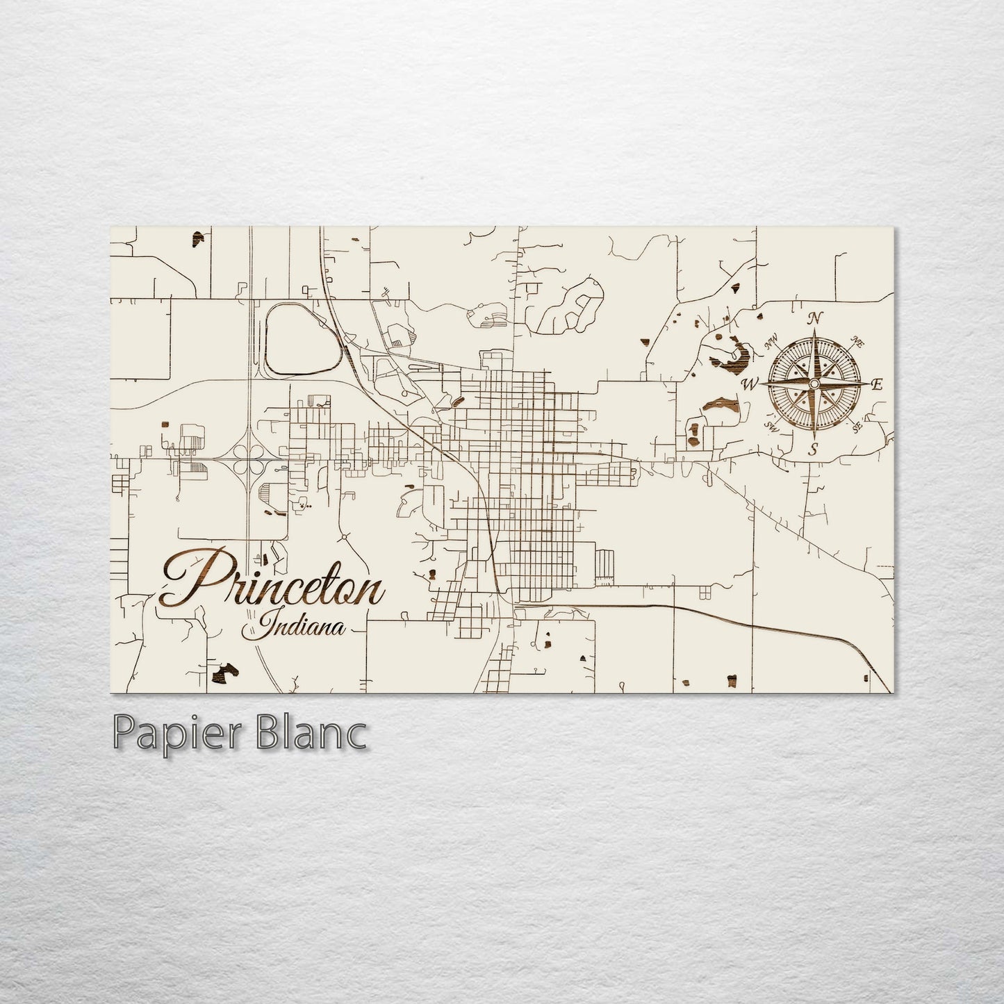 Princeton, Indiana Street Map