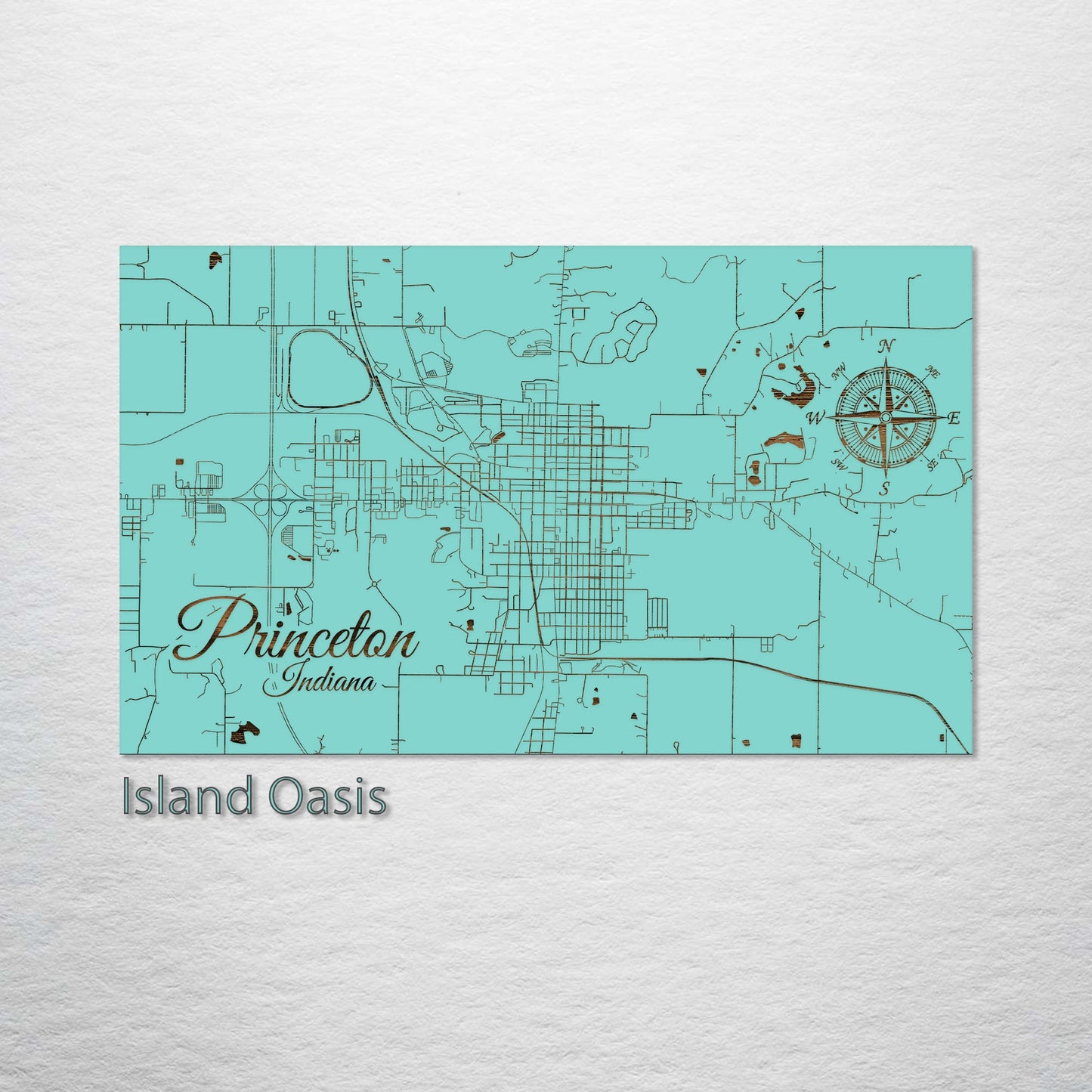 Princeton, Indiana Street Map