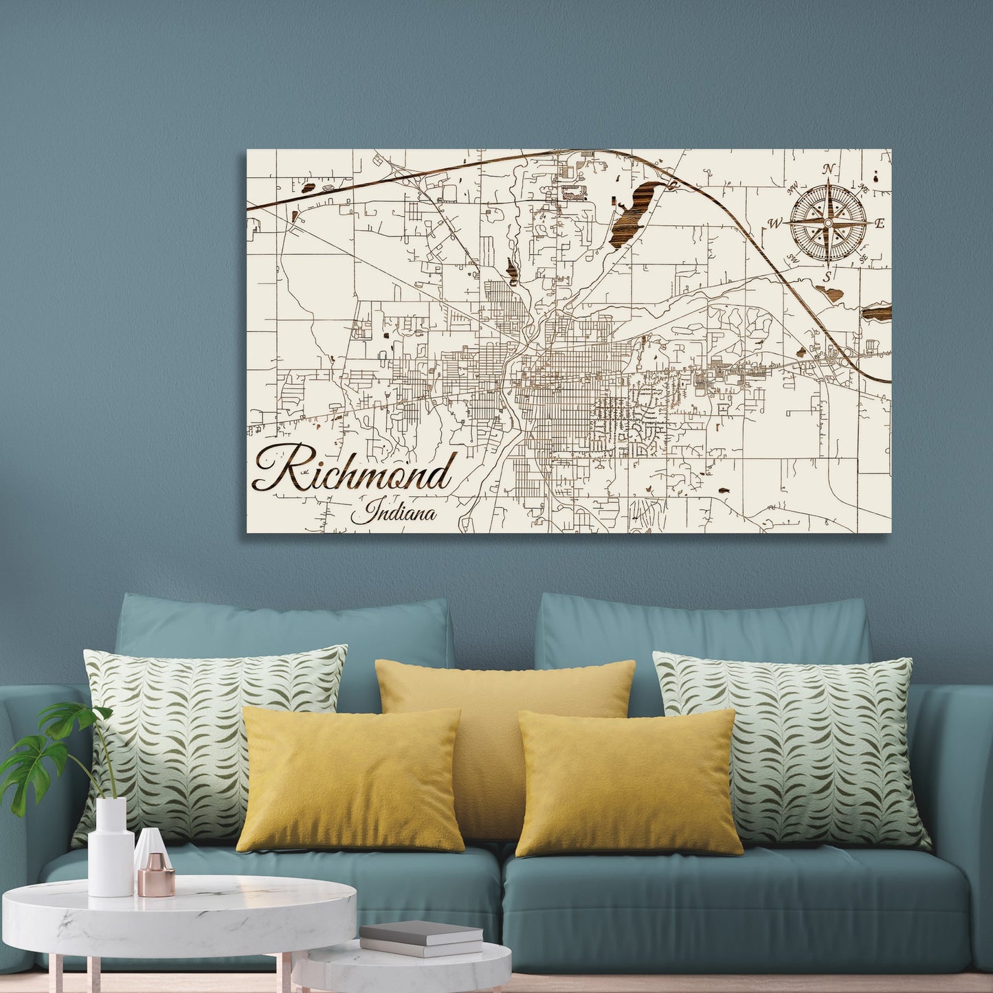 Richmond, Indiana Street Map