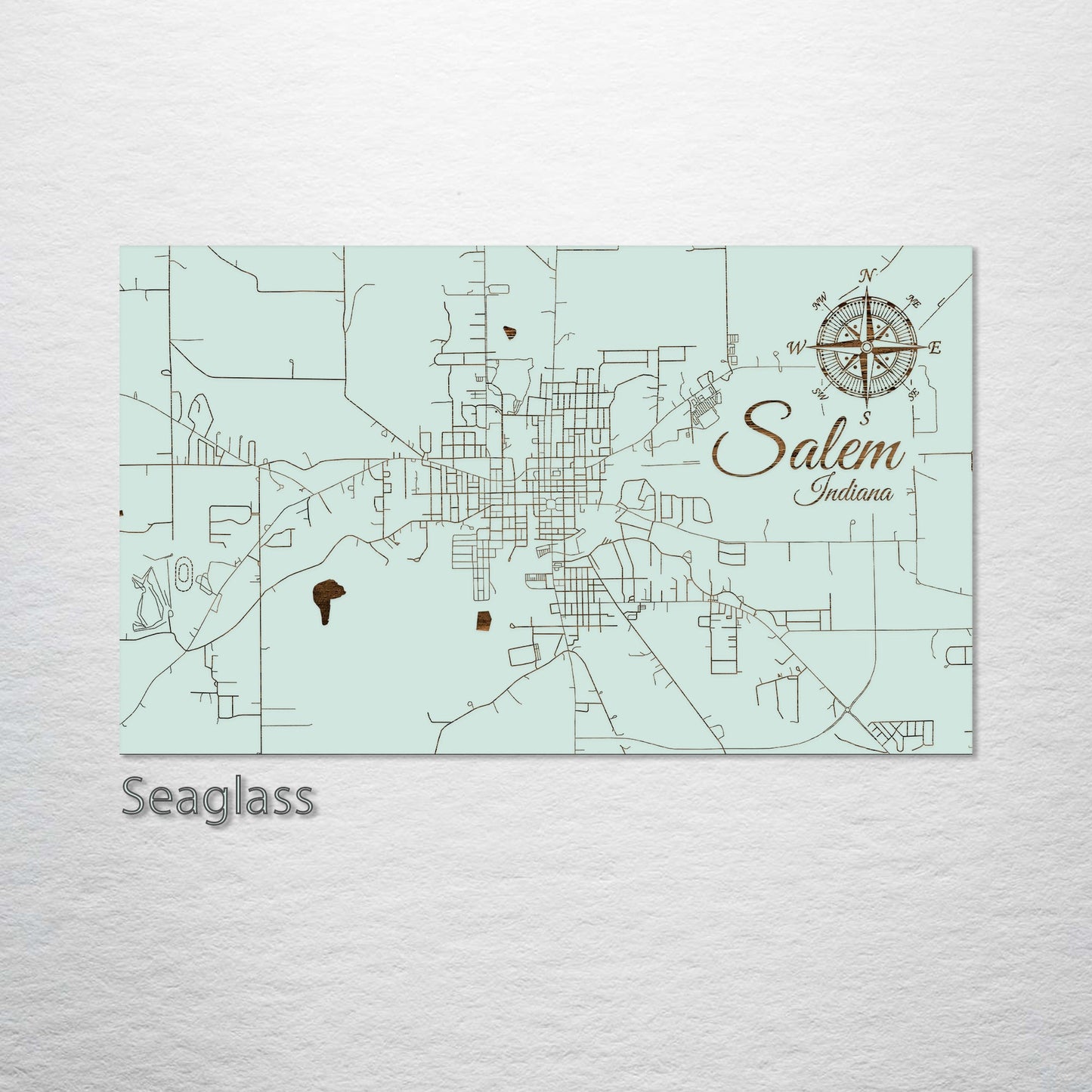 Salem, Indiana Street Map