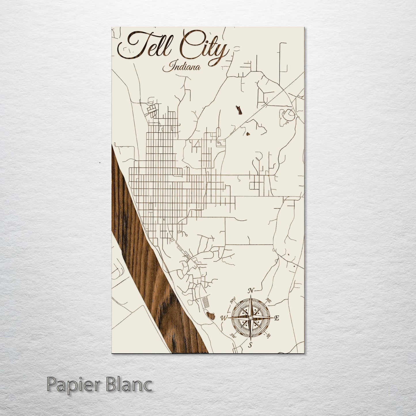 Tell City, Indiana Street Map