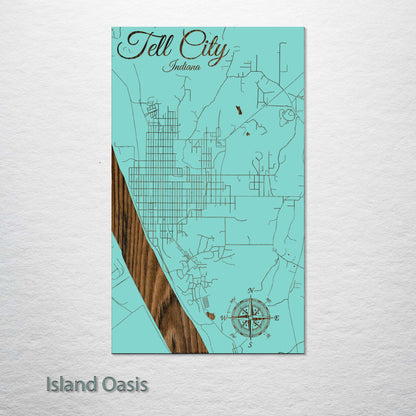 Tell City, Indiana Street Map