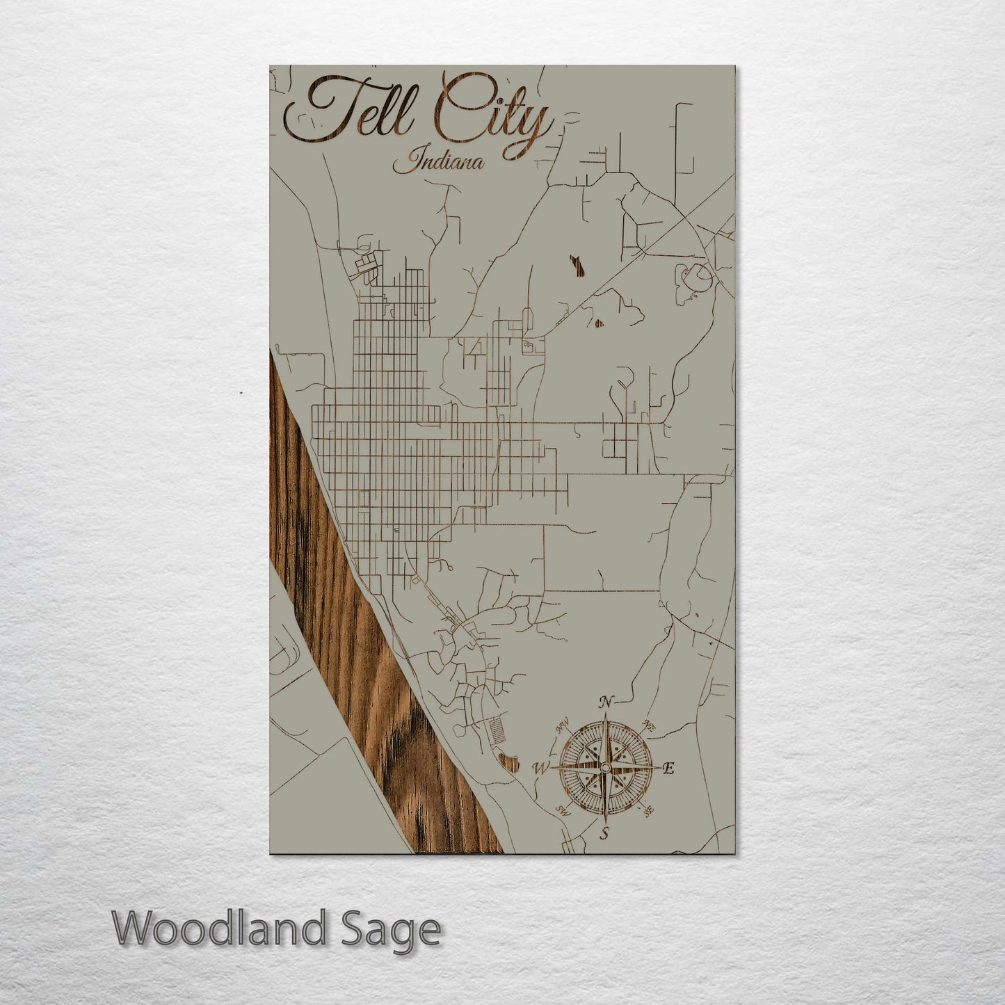 Tell City, Indiana Street Map