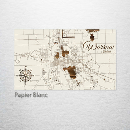 Warsaw, Indiana Street Map