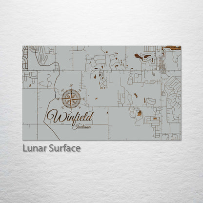 Winfield, Indiana Street Map