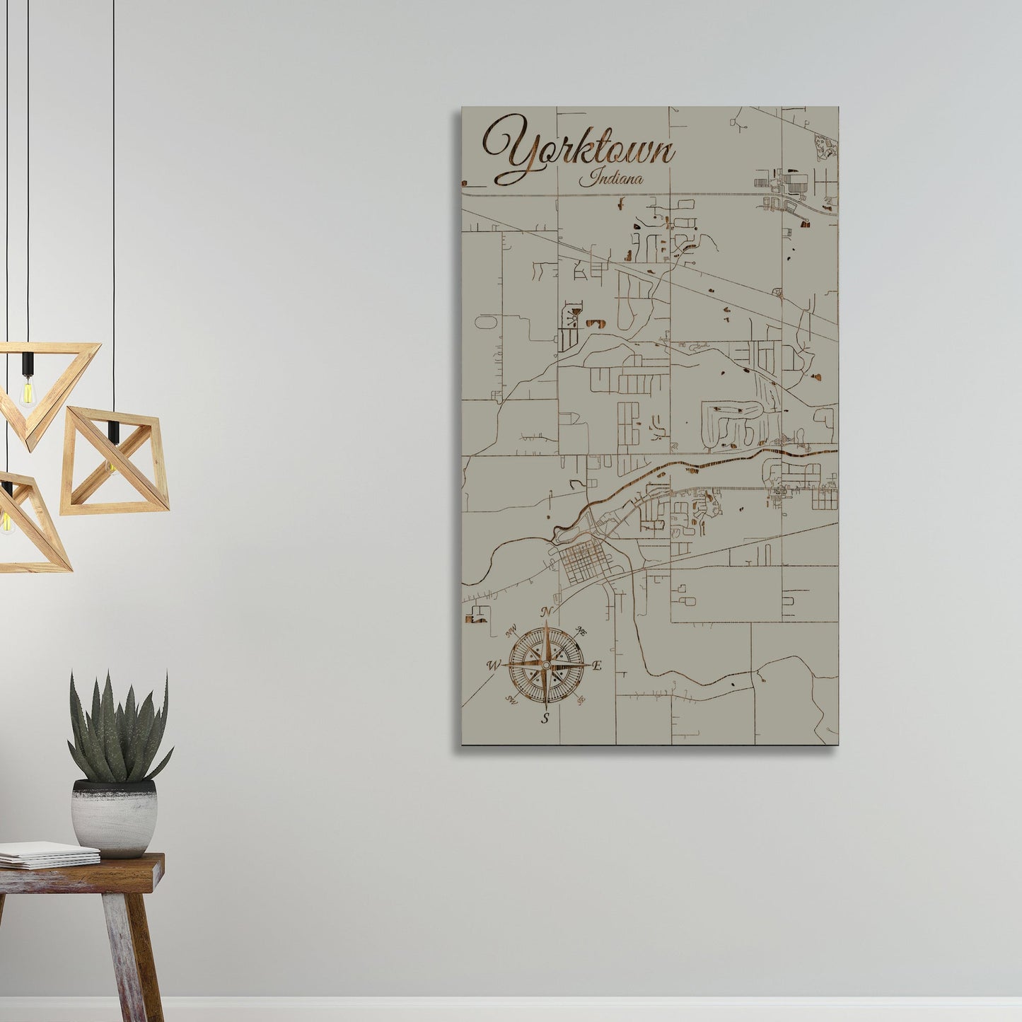 Yorktown, Indiana Street Map