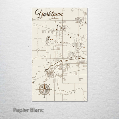 Yorktown, Indiana Street Map