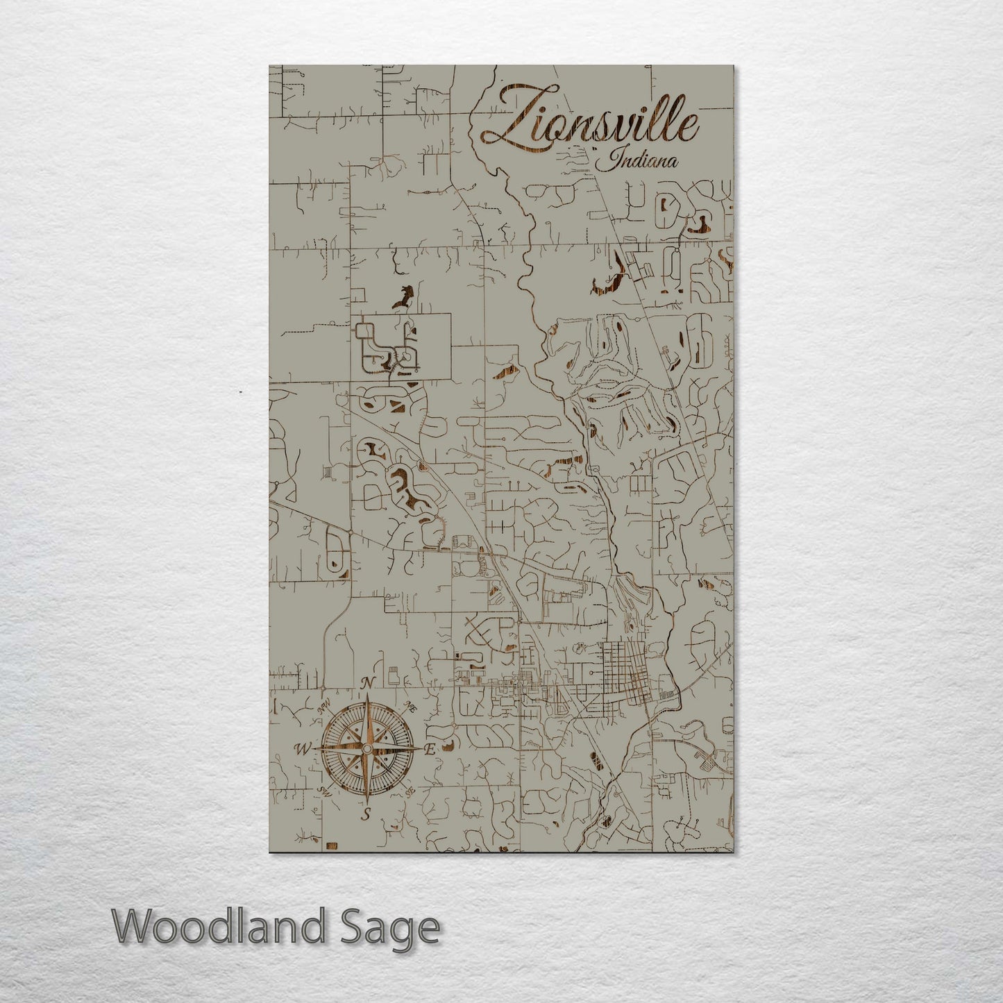 Zionsville, Indiana Street Map