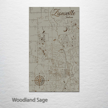 Zionsville, Indiana Street Map
