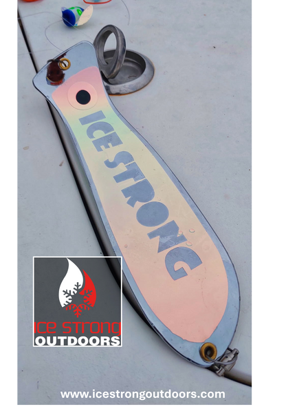 12" Chrome PERSONALIZED Dual Fin Fishblade!