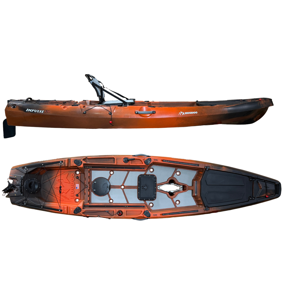 Hoodoo Impulse 120 Fin Drive Kayak