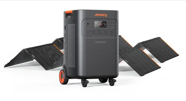 Jackery 5000 Plus Explorer Power Station + 2 x SolarSaga 500W Solar Panel