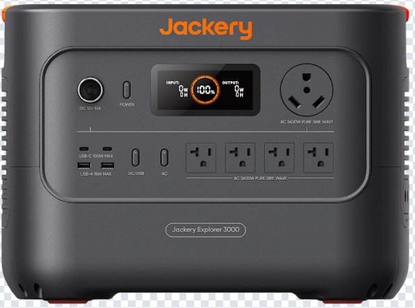 Jackery Explorer 3000 V2 Portable Power Station + 2*SolarSaga 200 (Same product as HomePower 3000)