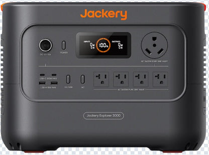 Jackery Explorer 3000 V2 Portable Power Station + 2*SolarSaga 200 (Same product as HomePower 3000)