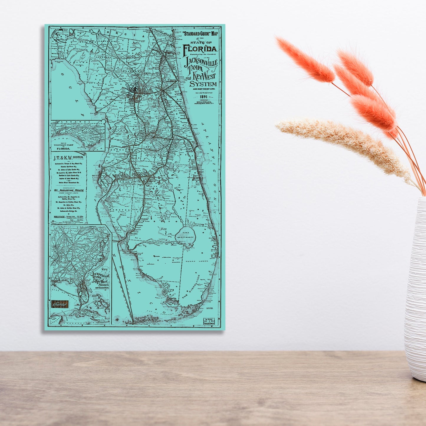 State of Florida (Jacksonville, Tampa, Key West) System 1891