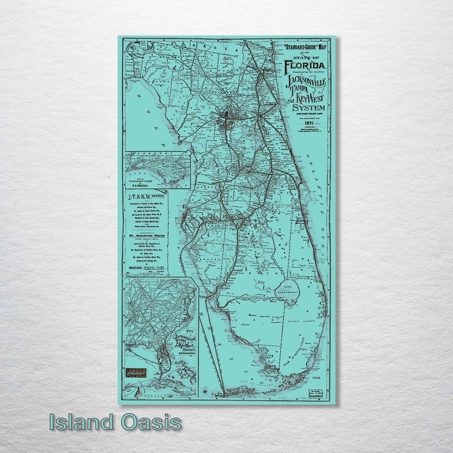 State of Florida (Jacksonville, Tampa, Key West) System 1891