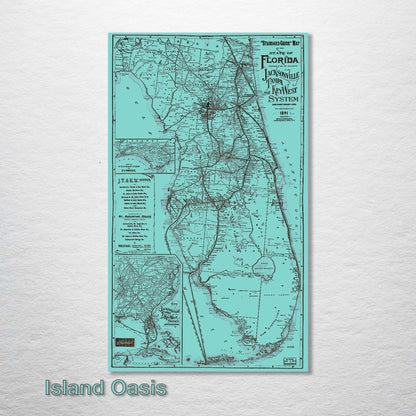 State of Florida (Jacksonville, Tampa, Key West) System 1891