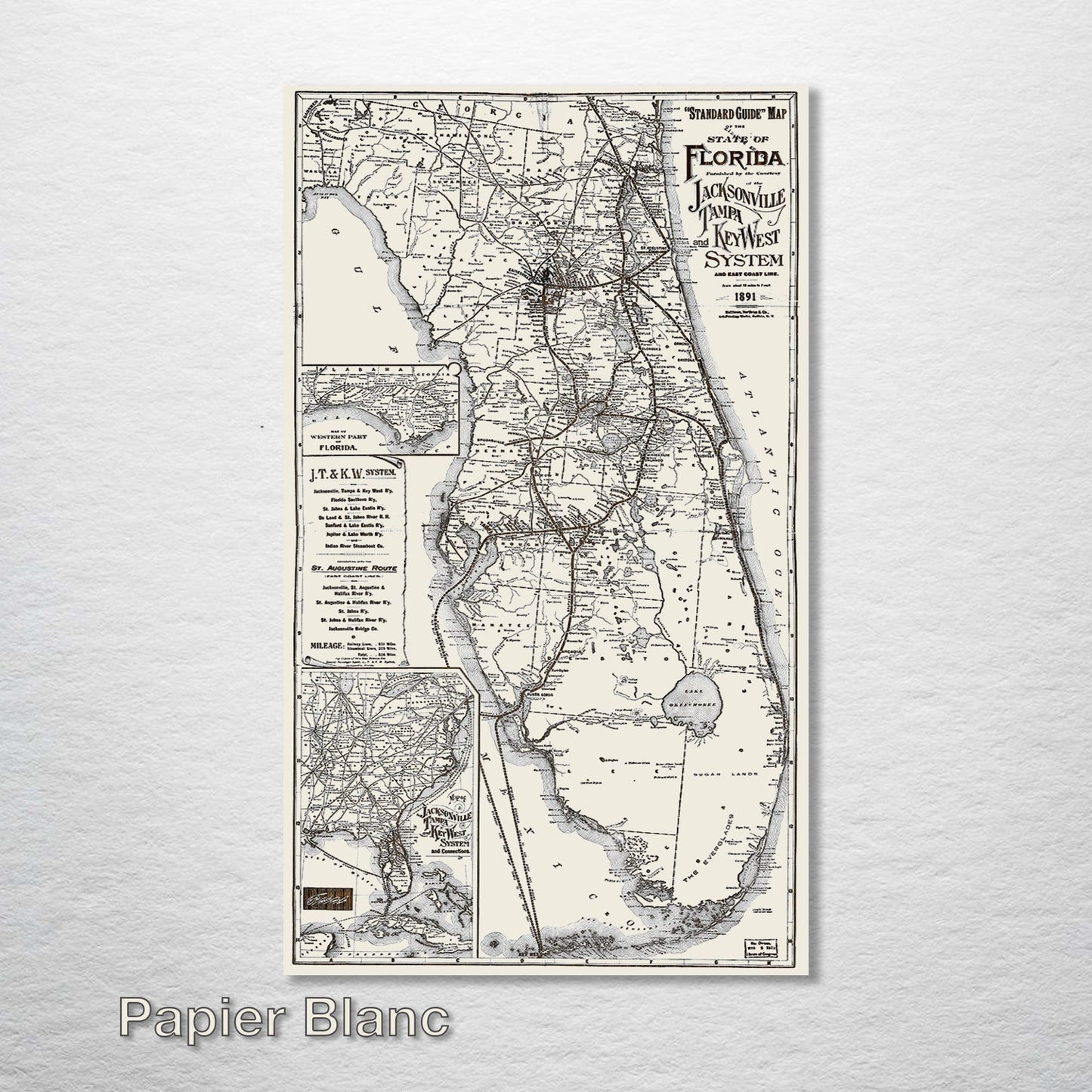 State of Florida (Jacksonville, Tampa, Key West) System 1891