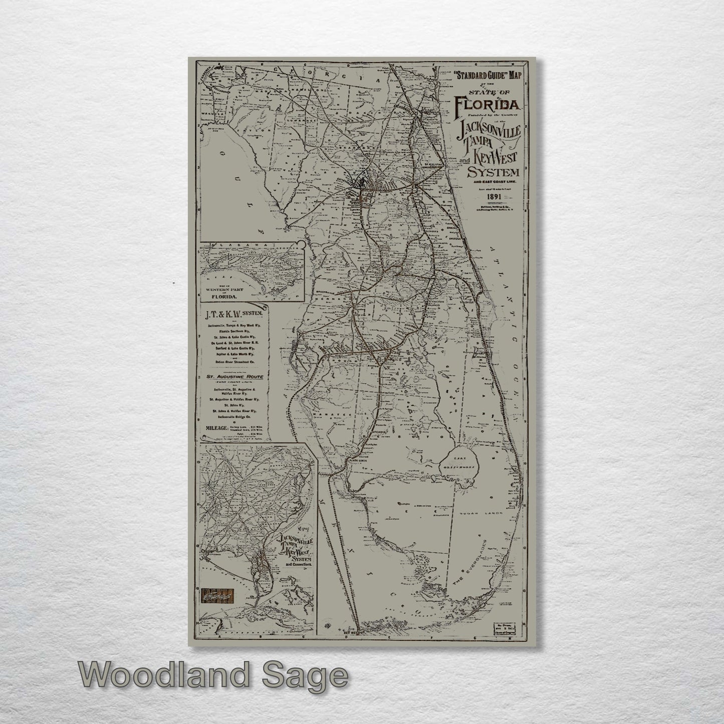 State of Florida (Jacksonville, Tampa, Key West) System 1891