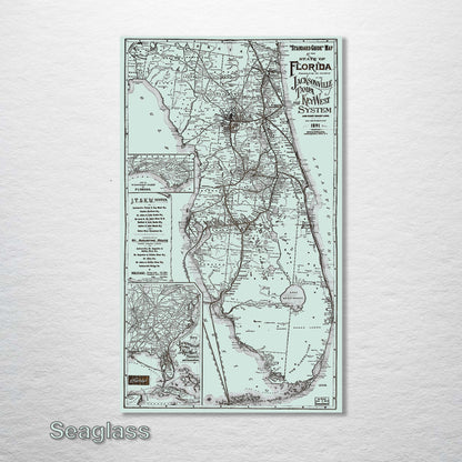 State of Florida (Jacksonville, Tampa, Key West) System 1891