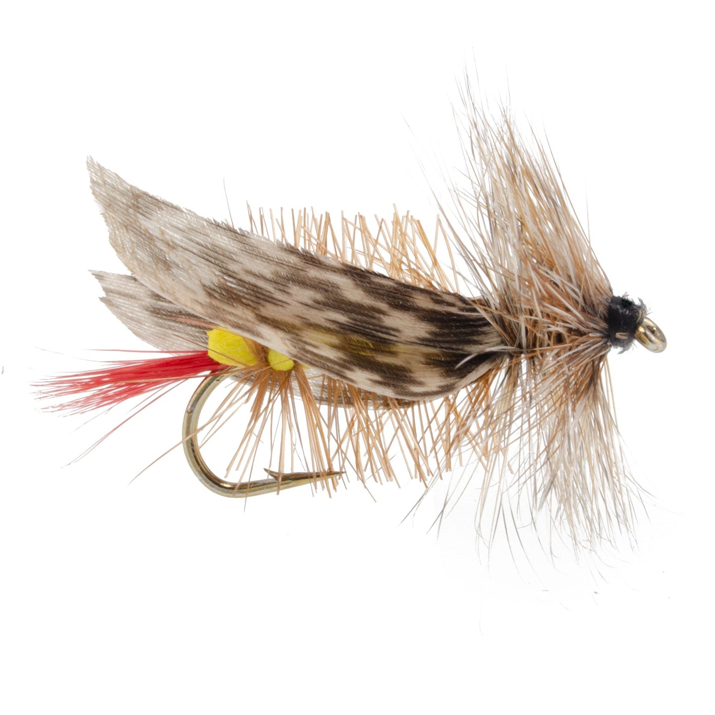Joe's Hopper Yellow Foam Body Grasshopper Fly - 6 Flies Hook Size 10