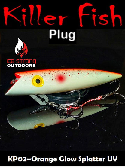 Ice Strong Outdoors - Killer Fish - Rattling TROLLING PLUG UV - NEW 2026 Colors Just Released!