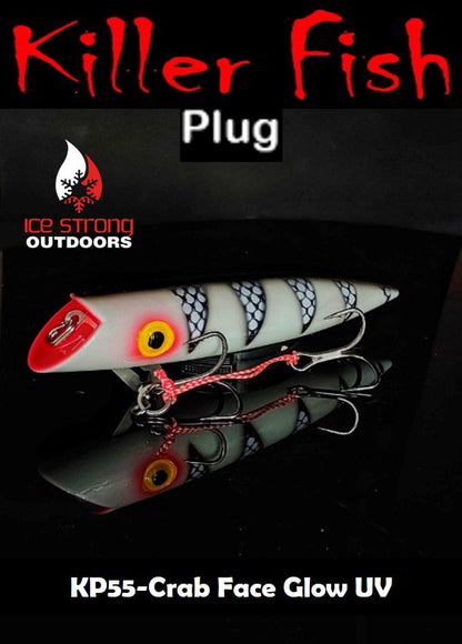 Ice Strong Outdoors - Killer Fish - Rattling TROLLING PLUG UV - NEW 2026 Colors Just Released!