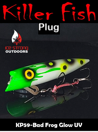 Ice Strong Outdoors - Killer Fish - Rattling TROLLING PLUG UV - NEW 2026 Colors Just Released!
