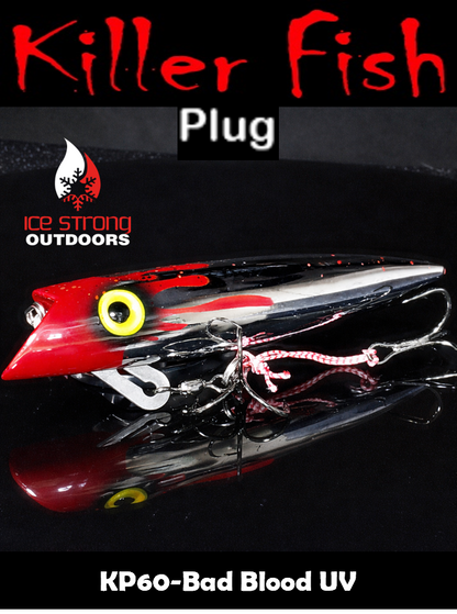 Ice Strong Outdoors - Killer Fish - Rattling TROLLING PLUG UV - NEW 2026 Colors Just Released!