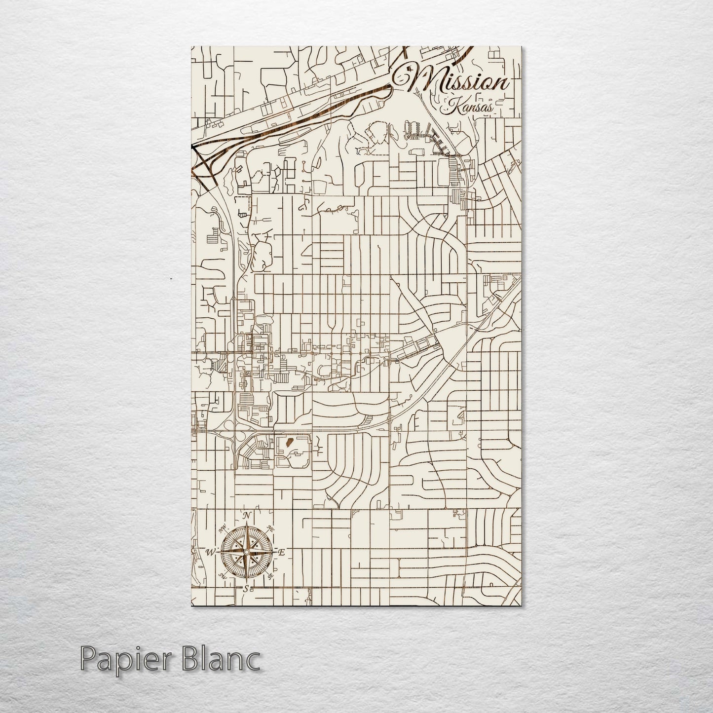 Mission, Kansas Street Map