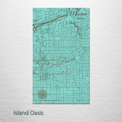 Mission, Kansas Street Map