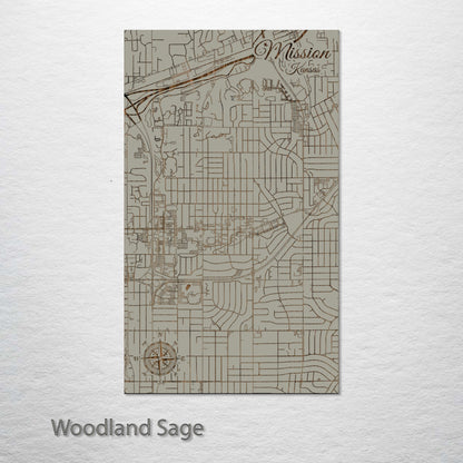 Mission, Kansas Street Map